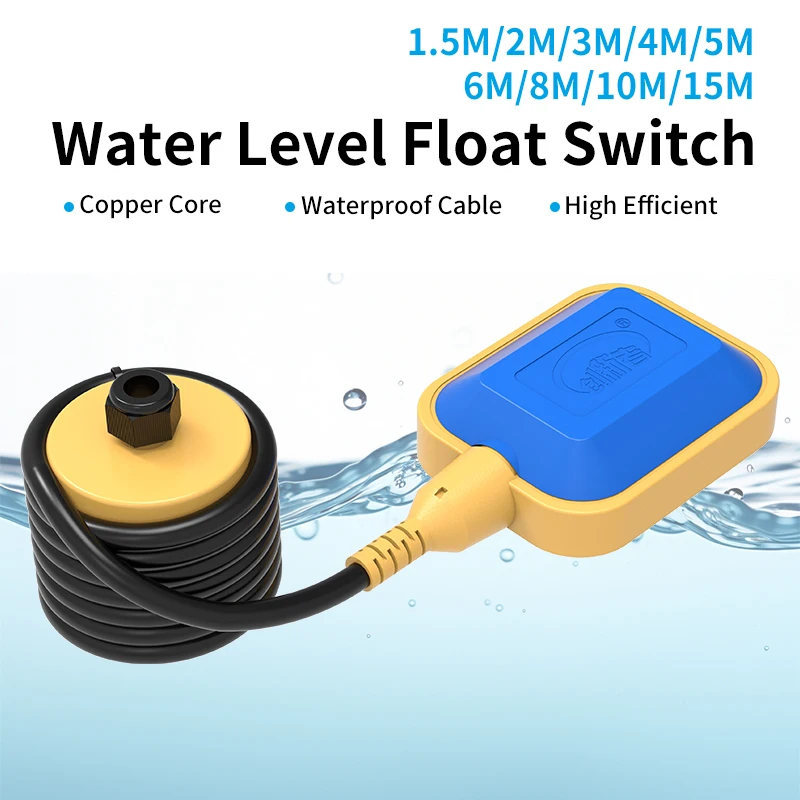 New product water level control switch custom colors water tank level liquid sensor water pump float switch