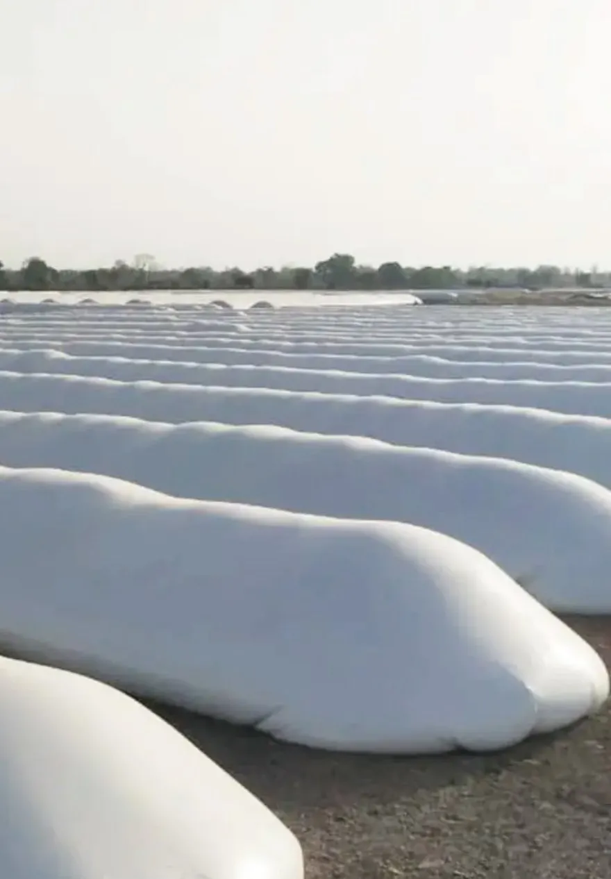 Plastic silage silo agriculture storage bags corn silage bagging silo grain sleeve bag