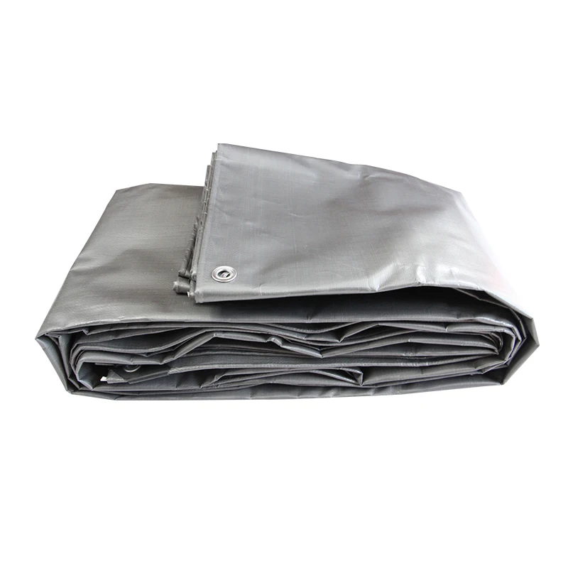 Medium Duty black/Silver Poly Tarp