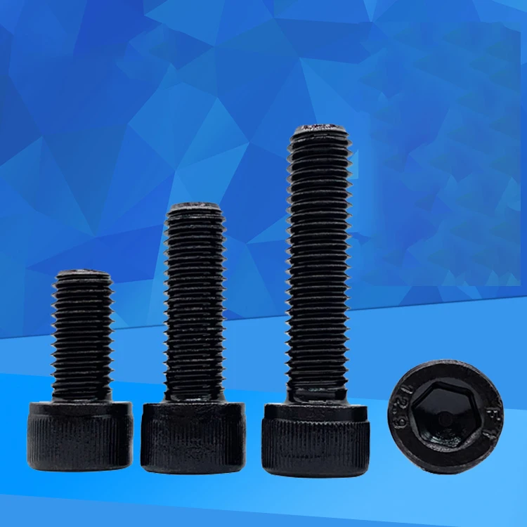 12.9 alloy steel Hex Socket Head Cap Screw Allen Bolt Din 912 Allen Screw M1.6 M2 M2.5 M3 M4 M5 Hexagon Screws