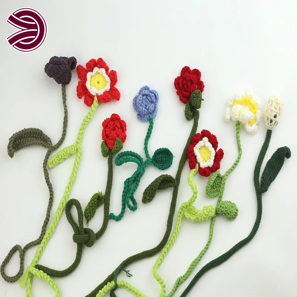 Hand Hook Ornaments Knitted Patches DIY Shoes Hats Decorations Garment Crochet Accessories
