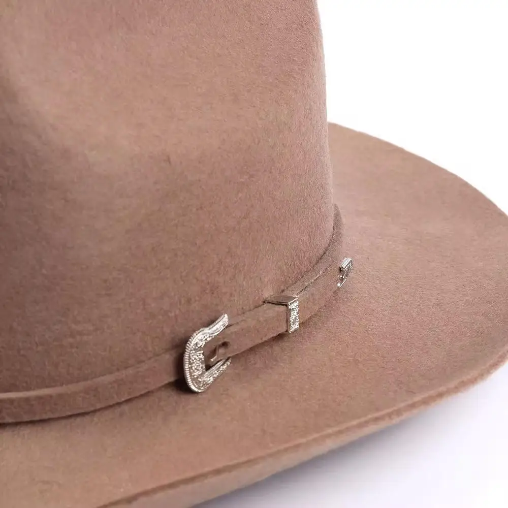 Flash Sale Hot Selling Cheap Custom Felt Western Classic Casual Cowboy Felt Hat
