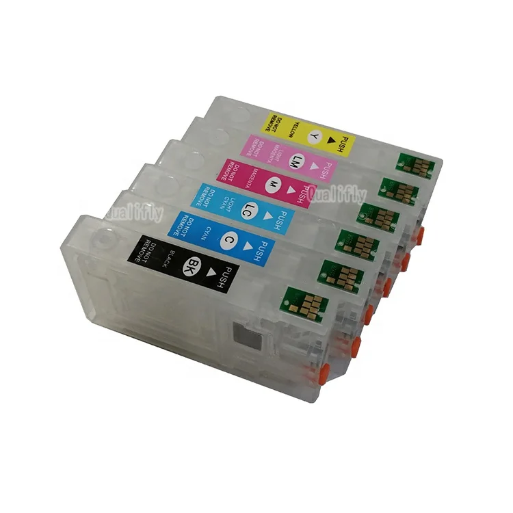 T5591-6 empty tank  refillable ink cartridge for Epson Stylus Photo RX700