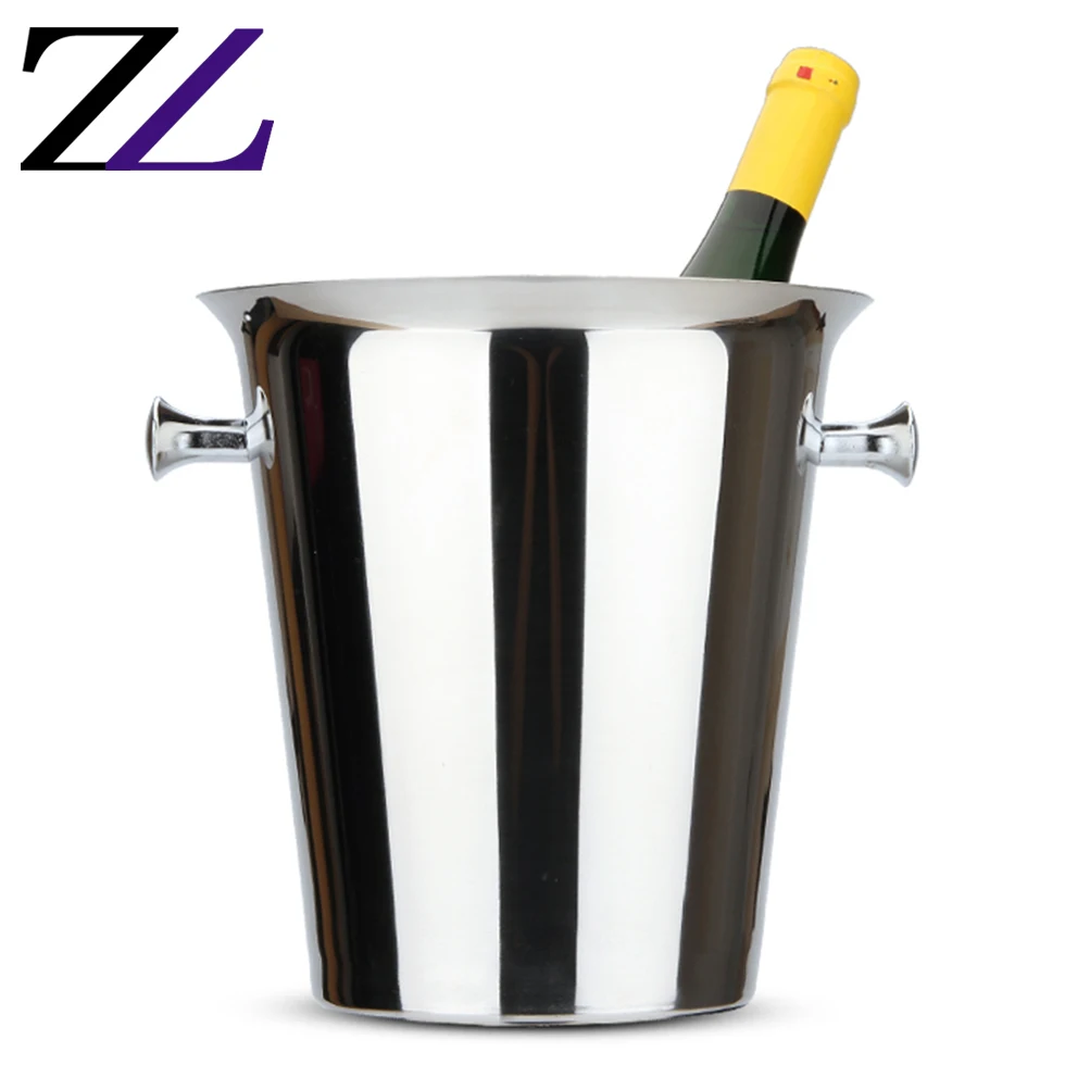 Buffet catering corona beer drink frozen container cooler champagne pail mini silver golden colored metal ice buckets for bar
