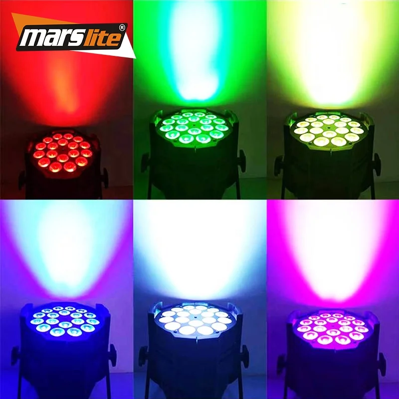 Marslite Led Par Light 18*10W 4 in 1 Par Can Stage Light Party Bar KTV Effect Dj Lighting