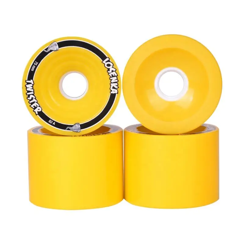 wholesale custom printed slide freeride printed big blank skateboard wheels for longboard