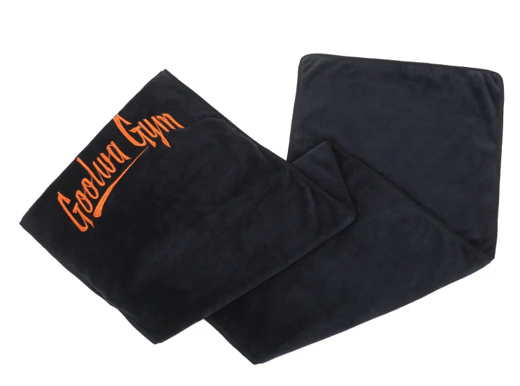 AILUOHA hooded gym towel for sport equipment microfiber towel for bench use gym towel with hood zipper pocket