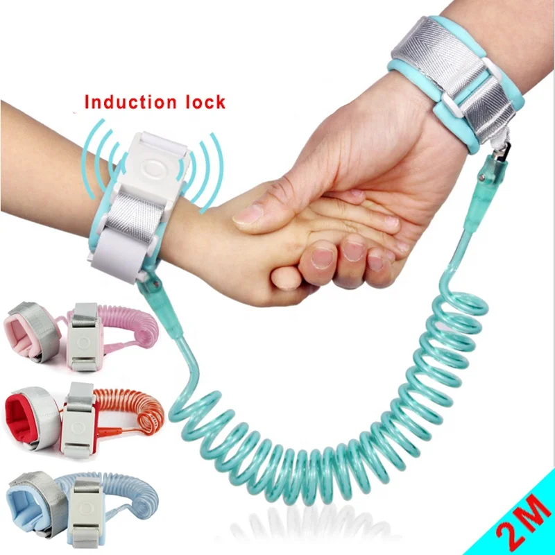 Customized Travel Children Induction Wrist Link Safety Strap Baby Anti Lost Wrist Link Outdoor