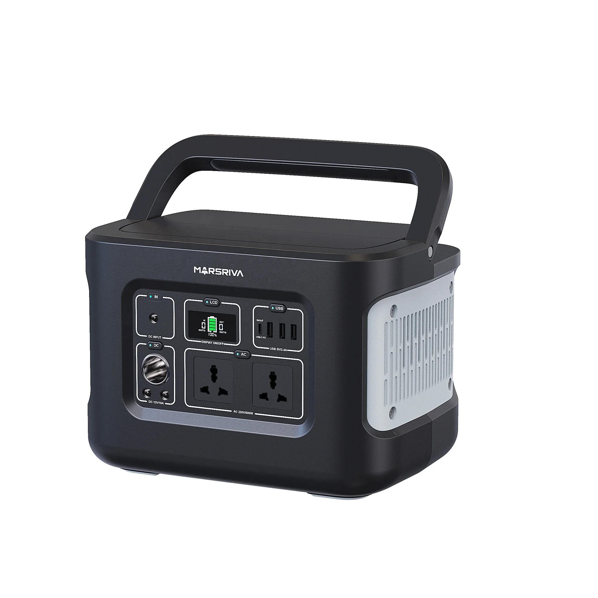 China MARSRIVA High Capacity 220V Fast Charging Portable Power Supply With Inverter