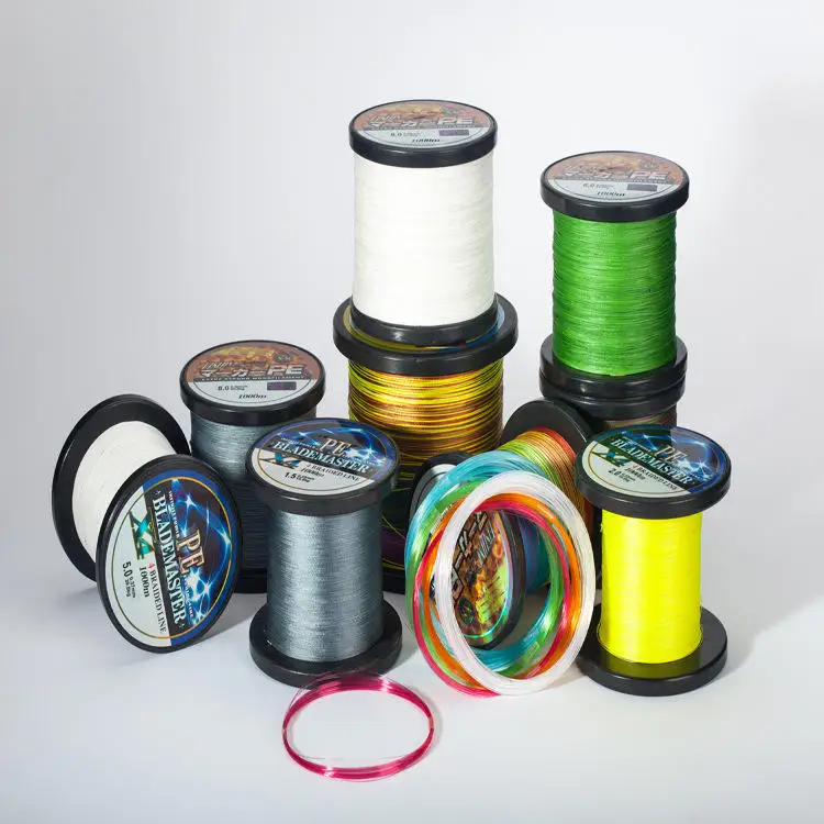 1000m 100% PE 10m One Color Colorful Braided Fishing Line 8-series Monofilament Fishing Line Sink Tip Floating Fishing Lines