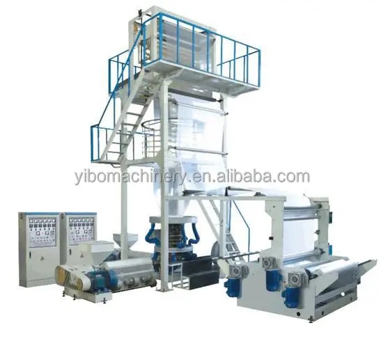Multi-Layer Layer Co-Extrusion LDPE HDPE PE Film Blowing Machine Plastic Extruder Biodegradable Plastic Blown Film Extruder