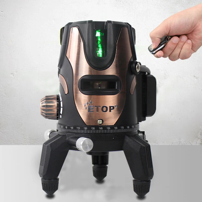 ETOP Quality Promised Hot Selling 5Lines 3D Green Beam Laser Levels