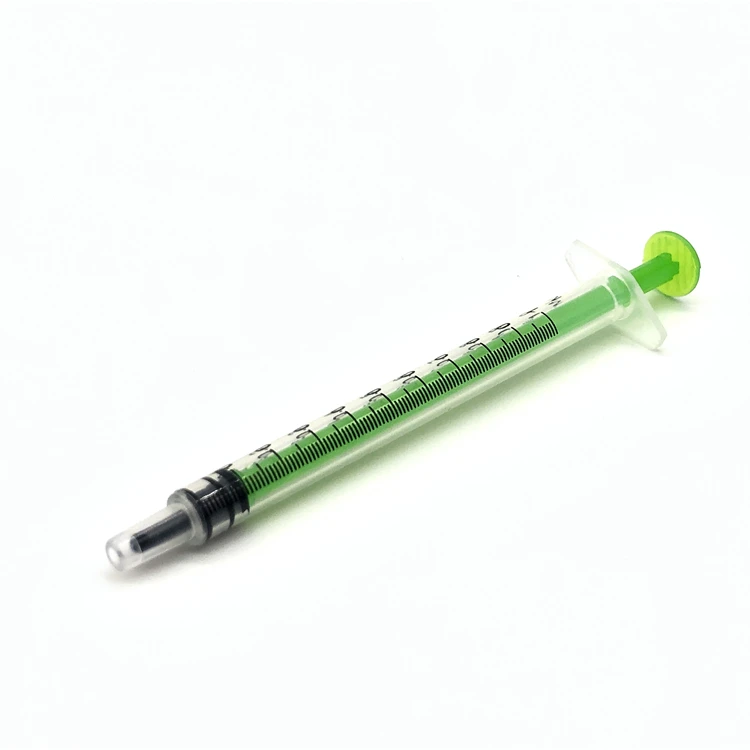 
1ml Colored Disposable Low Dead Space Tuberculin Syringe 