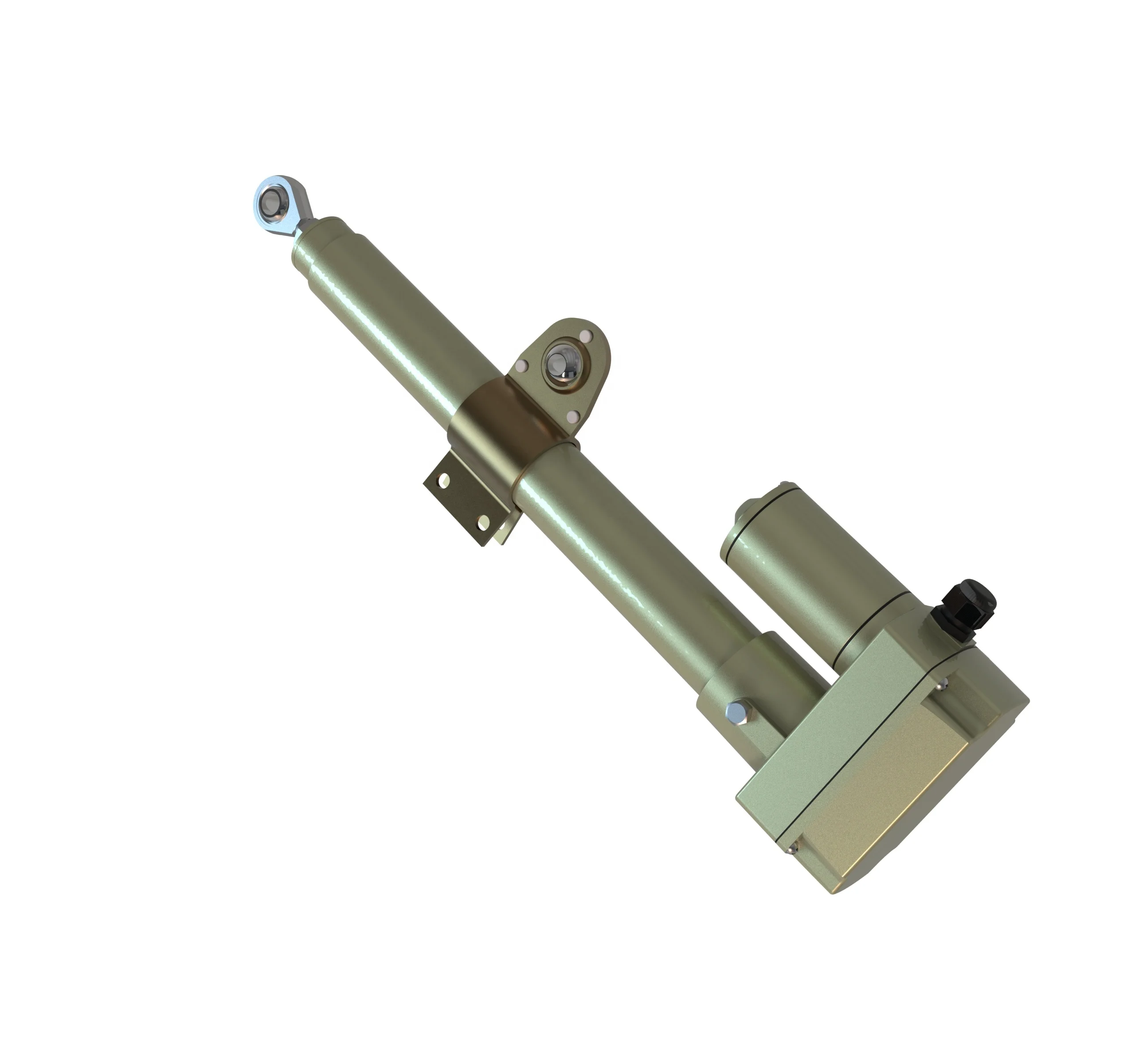 Anti-corrosion 3500N DC motor electric push rod linear actuator for solar tracking