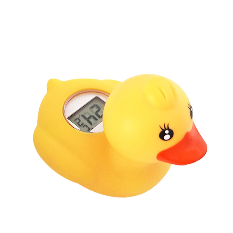 High Quality Waterproof Digital Baby Bath Thermometers Display Light Alarm Animal Pool Duck Shower Floating Thermometer For Baby