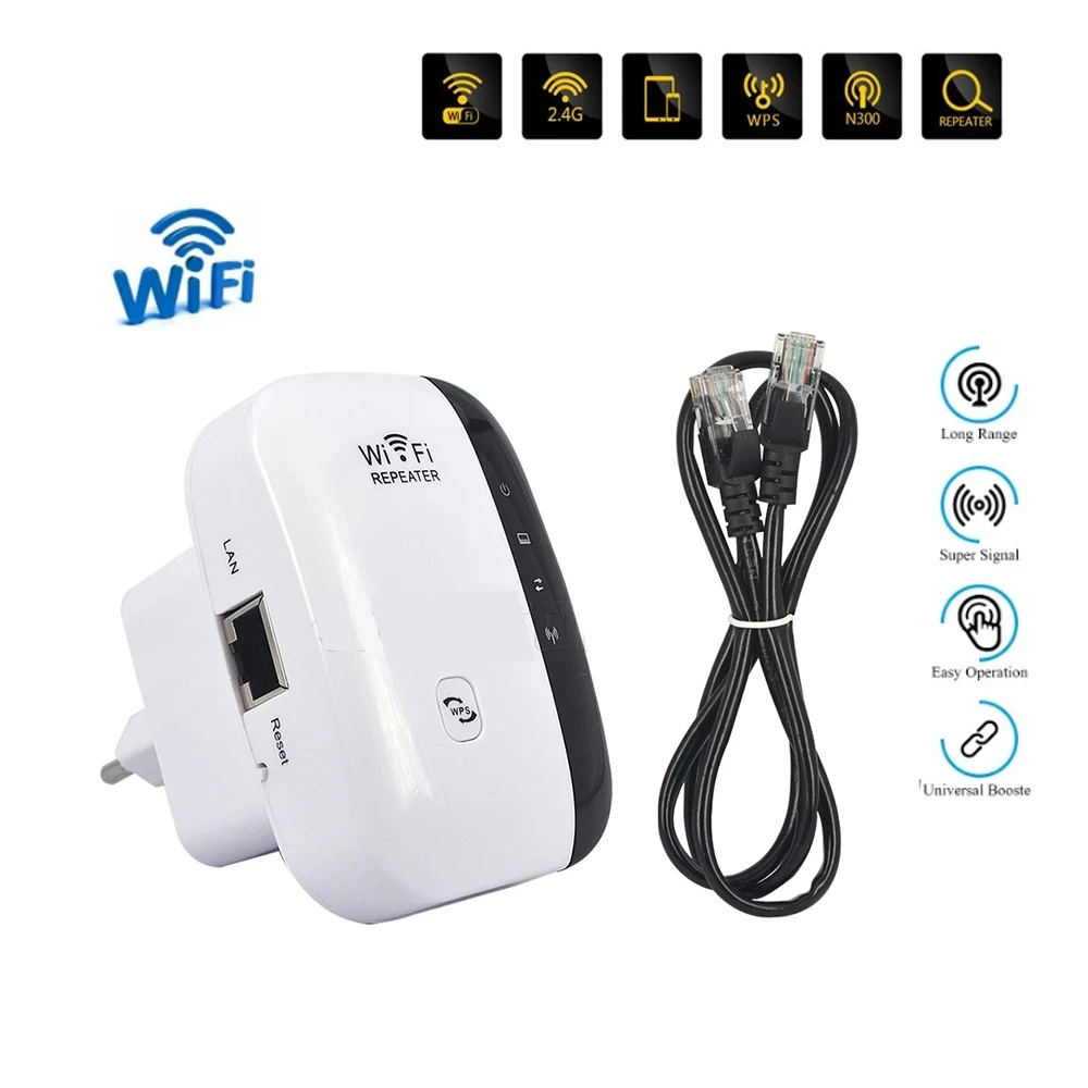 Mini Repeater 300Mbps Home Smart Wifi Through Wall Router wifi repeater wireless Signal Booster Amplifier