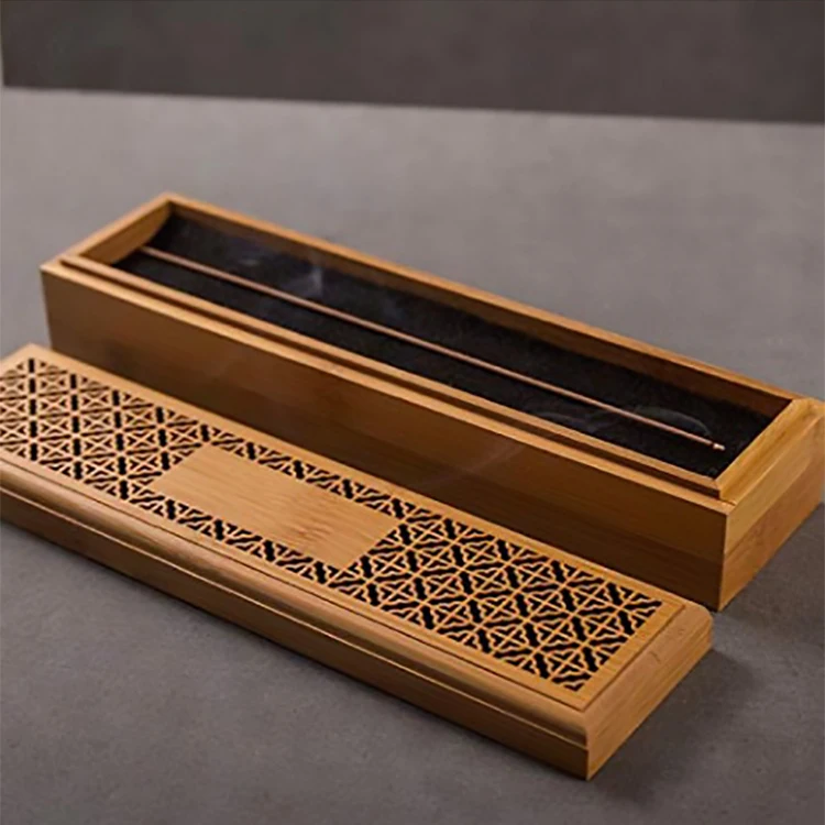 Высококачественный выдвижной держатель для благовоний с гравировкой на заказ