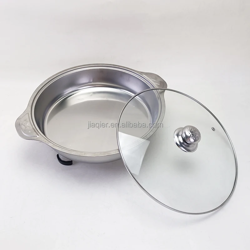Stainless steel circular combination cover tripod stove cyclone two-ear dinner stove