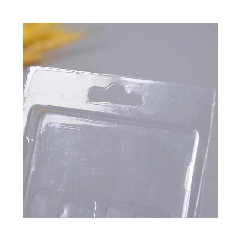 wholesaled Transparent PET blister  battery folded packaging   electronic products lining outer packaging printing logo