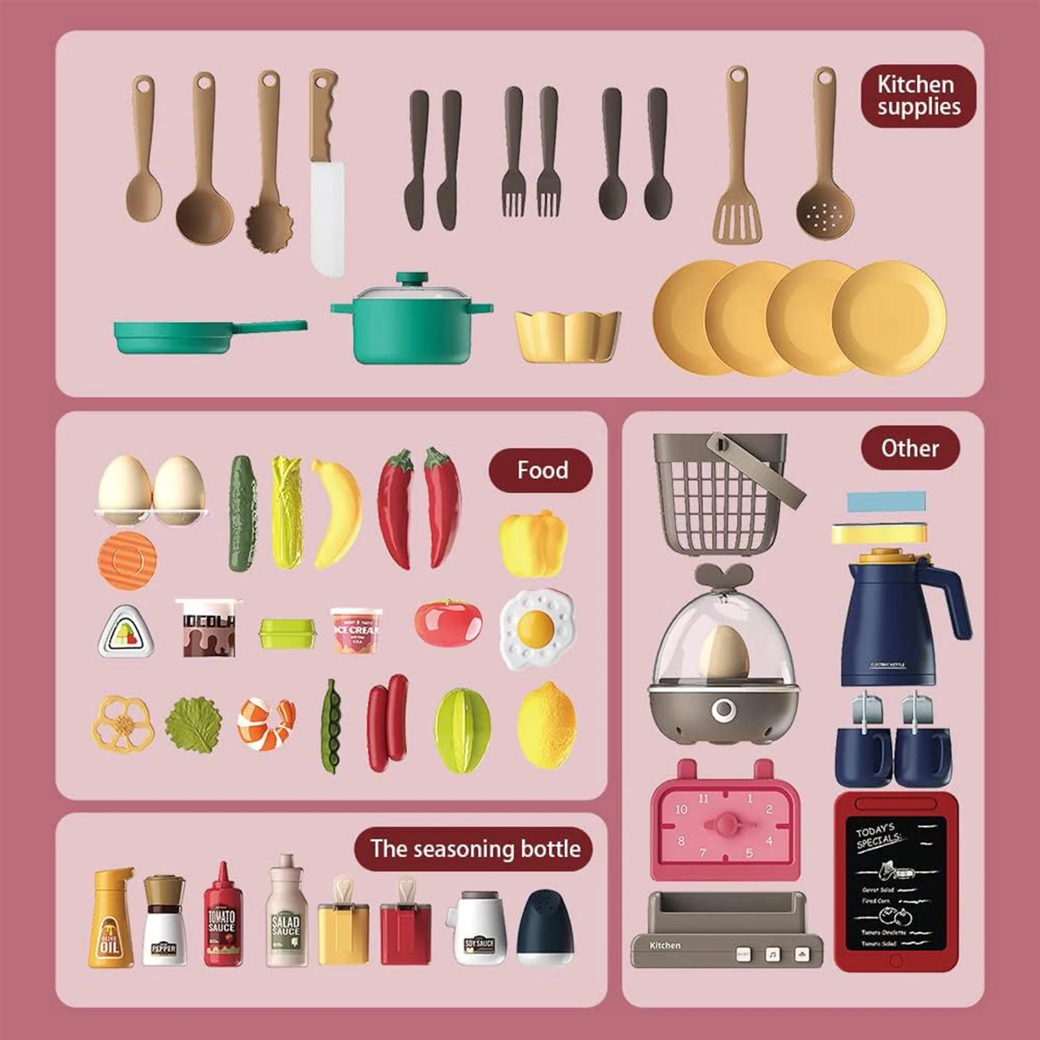 85cm European Spray Kitchen Deluxe   Sink Toys Plastic Kids Kitchen Set Toy For Kids spray light music and water