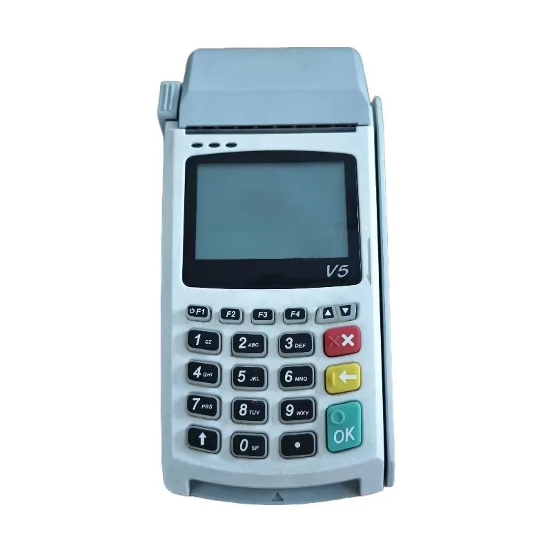 Дешевые Подержанные портативные традиционные Pos-машины замок V5