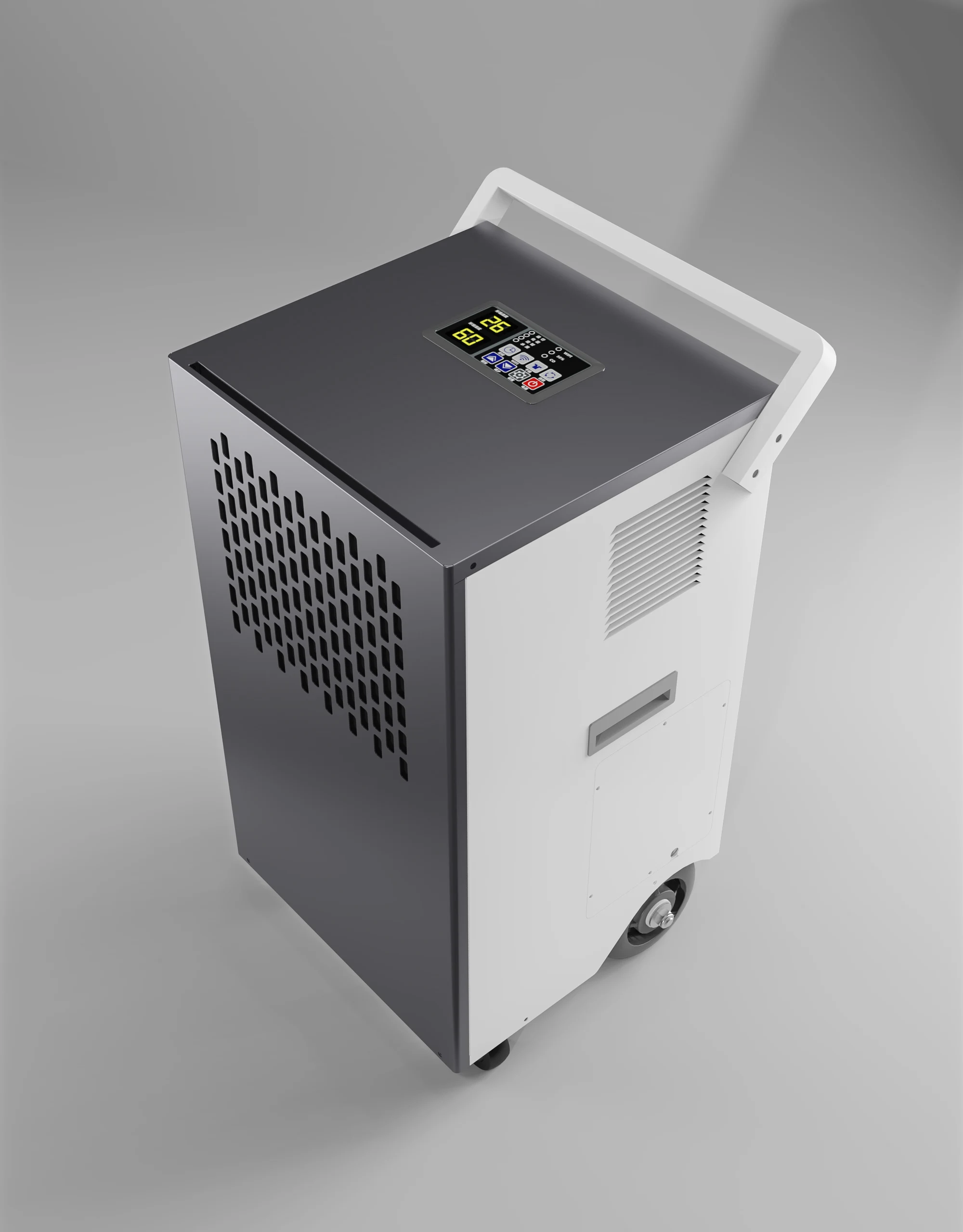 60L 130pint water pump dehumidifier Dorosin industrial commercial ETL/CETL DOE dehumidifier with water tank big wheel