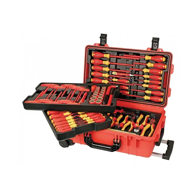 Original High Quality Wihaa 32800 Insulated 80 Piece Set In Rolling Tool Case car repair tool sets auto repair tool set