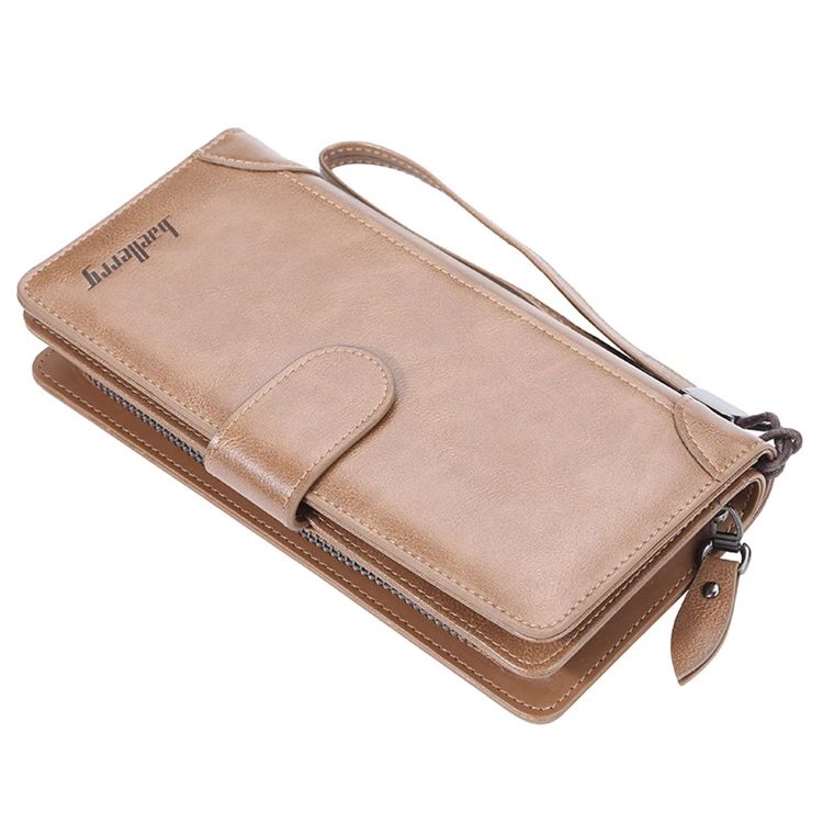 custom handmade china wholesale large thick fashion luxury minimalist men designer wallet low moq