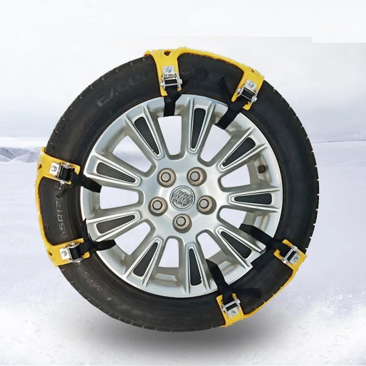 6 Pieces Car Motorcycle Anti Slip Tire Snow Mud Sand Traction Chains