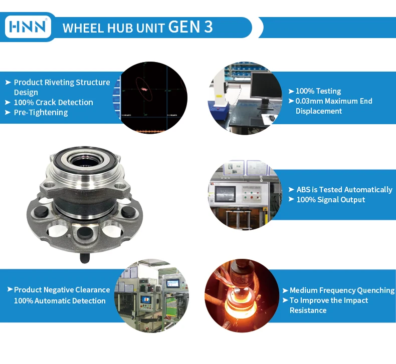 HNN Passenger Car Parts auto bearing Hub Sub-Assy  Front Rear wheel bearing For Hyundai Tiburon 2003-2008 52710-2C105