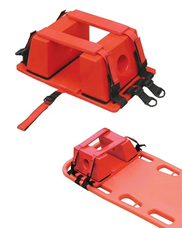 Ambulance CE Approved Rescue Scoop Stretcher Used Average Size Head Immobilizer