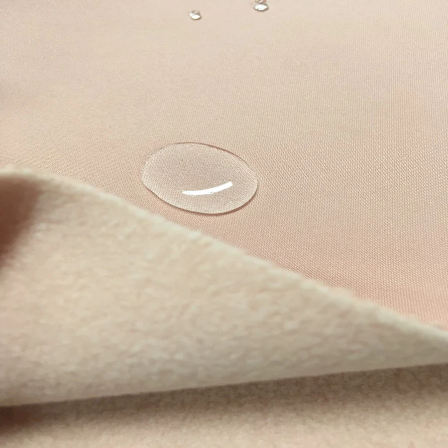 Hot sale waterproof softshell 3 layer breathable laminated fleece fabric for outdoor jacket
