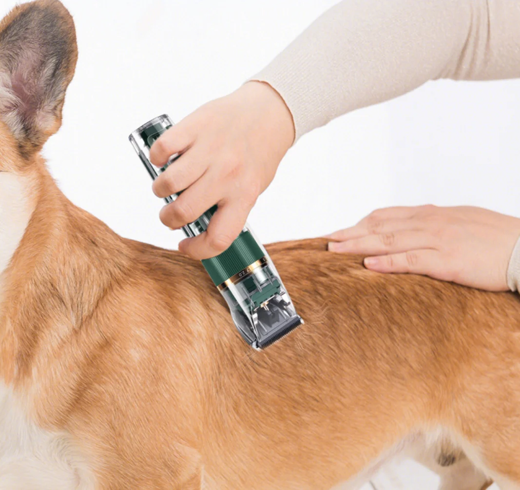 Dog Cat Clipper Hair Clippers Grooming Haircut Pet Shaver Full Set Pets Rechargeable Professional Cutter Shaver Cutting Machine