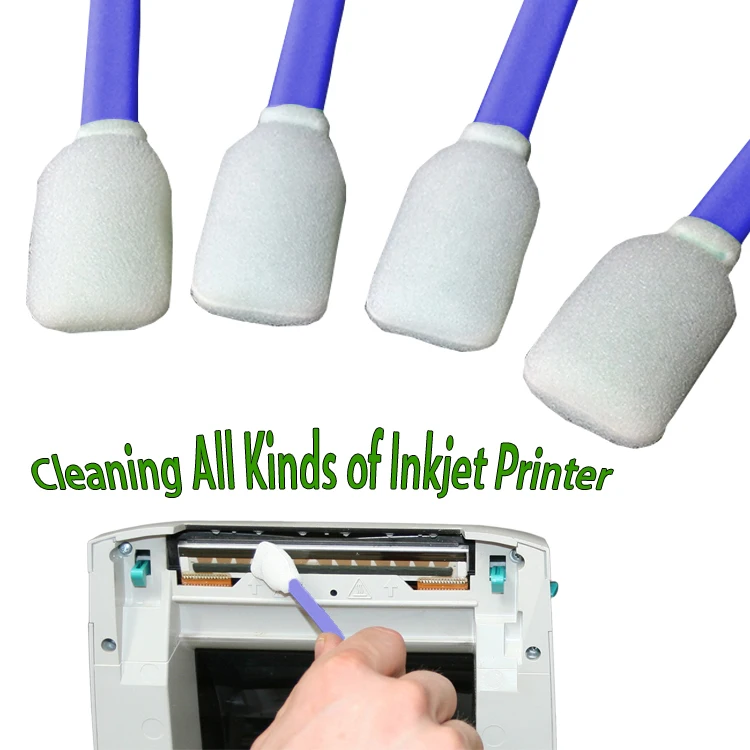 
Cleanroom Lint Free High Absorption Foam Head Soft Tip Clean Camera Lens Printer Swab 