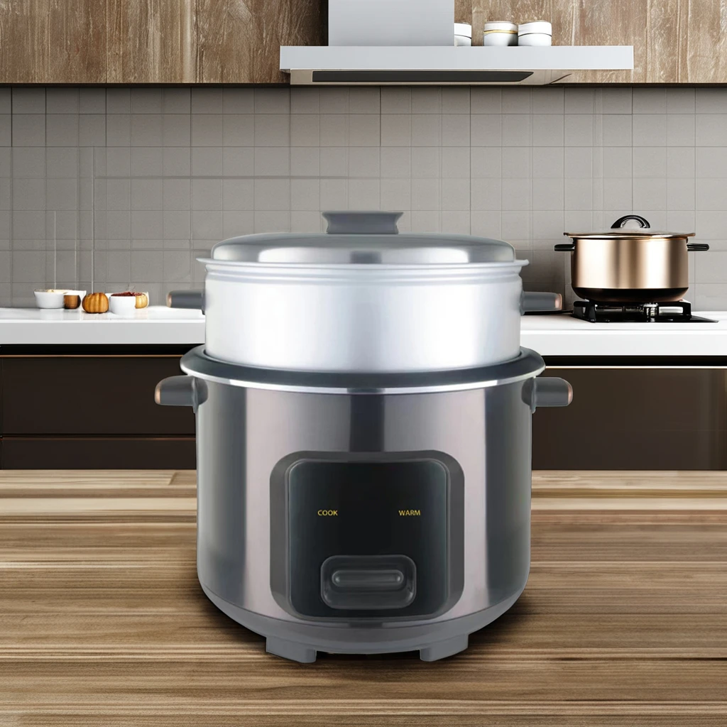 Professional Extra Lar Commercial Automatic Rice Cooker Household and Hotel Use Electric Drum Design with Plastic Housing
