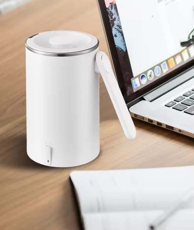 new design product Hot Sale Portable Electric Kettle outdoor Mini gift Travel Cup Smart Home Beaker Stainless Steel thermal Cup