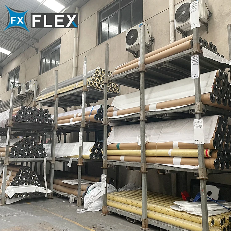 China Factory Cheaper Price Oem 13oz Flex Banner Black Blockout/Frontlit Hot Lamination Flex Banner For ECO Solvent Printing