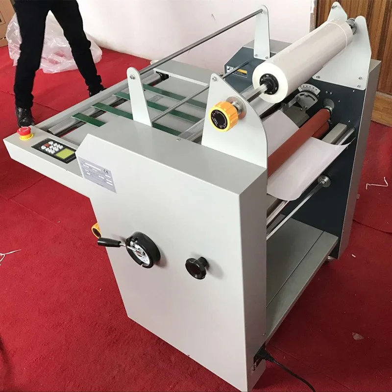 hot and cold laminator machine with cutting laminating machine 490mm