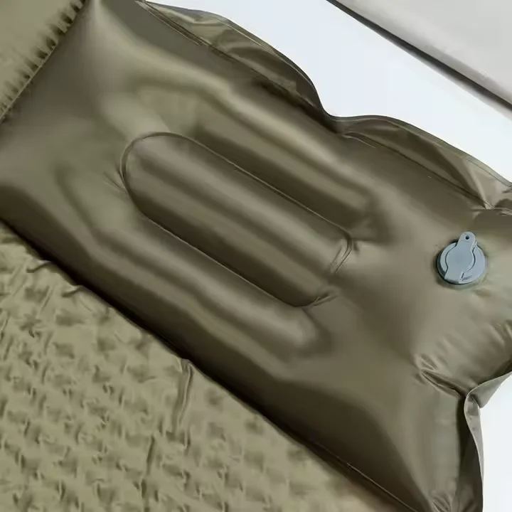 PoeticExist Camping Mat Moistureproof Sleeping Mattress Outdoor Double Splicing Automatic Inflatable Mat Inflatable Bed