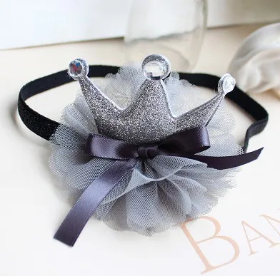 Baby girl  beautiful crown bow headdress Headband