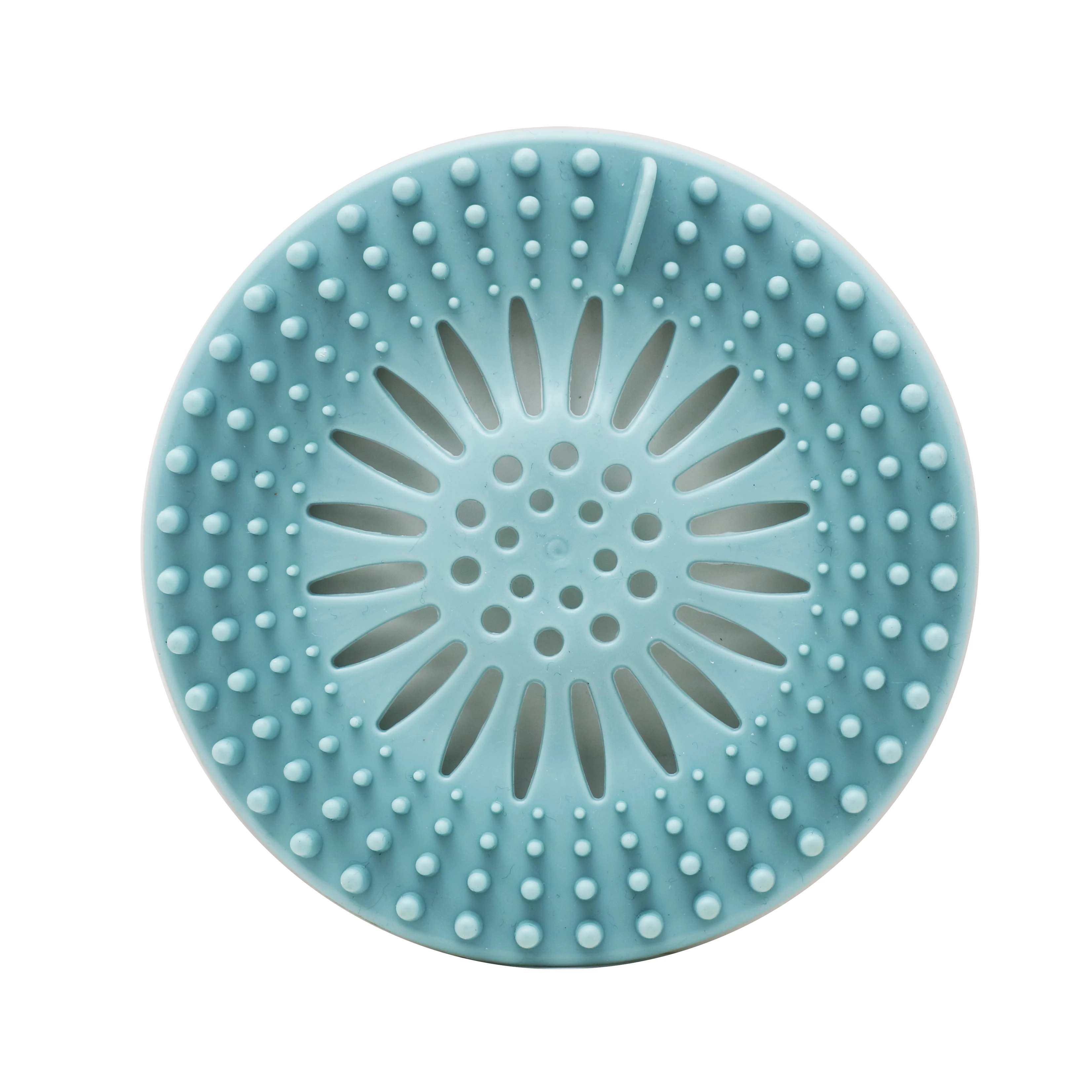 Silicone Catcher Sink Strainer Bathroom Shower Sink Stopper Drain Cover Hair Trap Filter for Kitchen Bathroom Tub