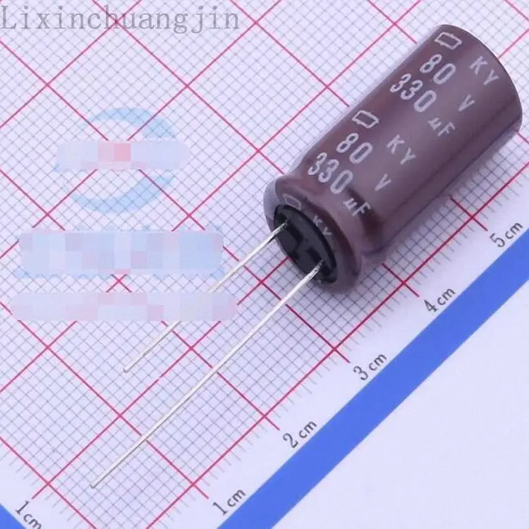
EKY-800ELL331MK25S parameter 330uF 80V Lead type aluminum electrolytic capacitor 
