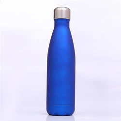 17 oz Double Wall Stainless Steel Vacuum Insulated Rubber Painting Sport Metal Cola Bottles