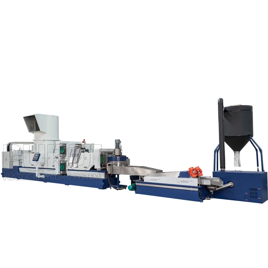 CHINA MANUFACTURER pp edge trim film recycling pelletizing machine