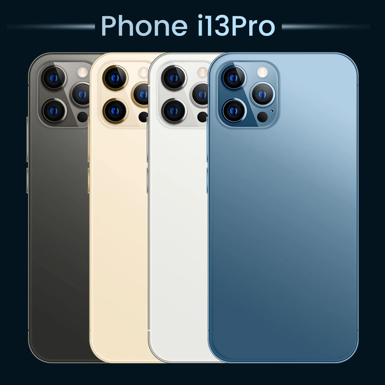 2021 оригинальный телефон Смартфон i13 Pro Max трансграничной 6 7 дюймов производителей Прямая поставка мобильный 16 + 512 Гб