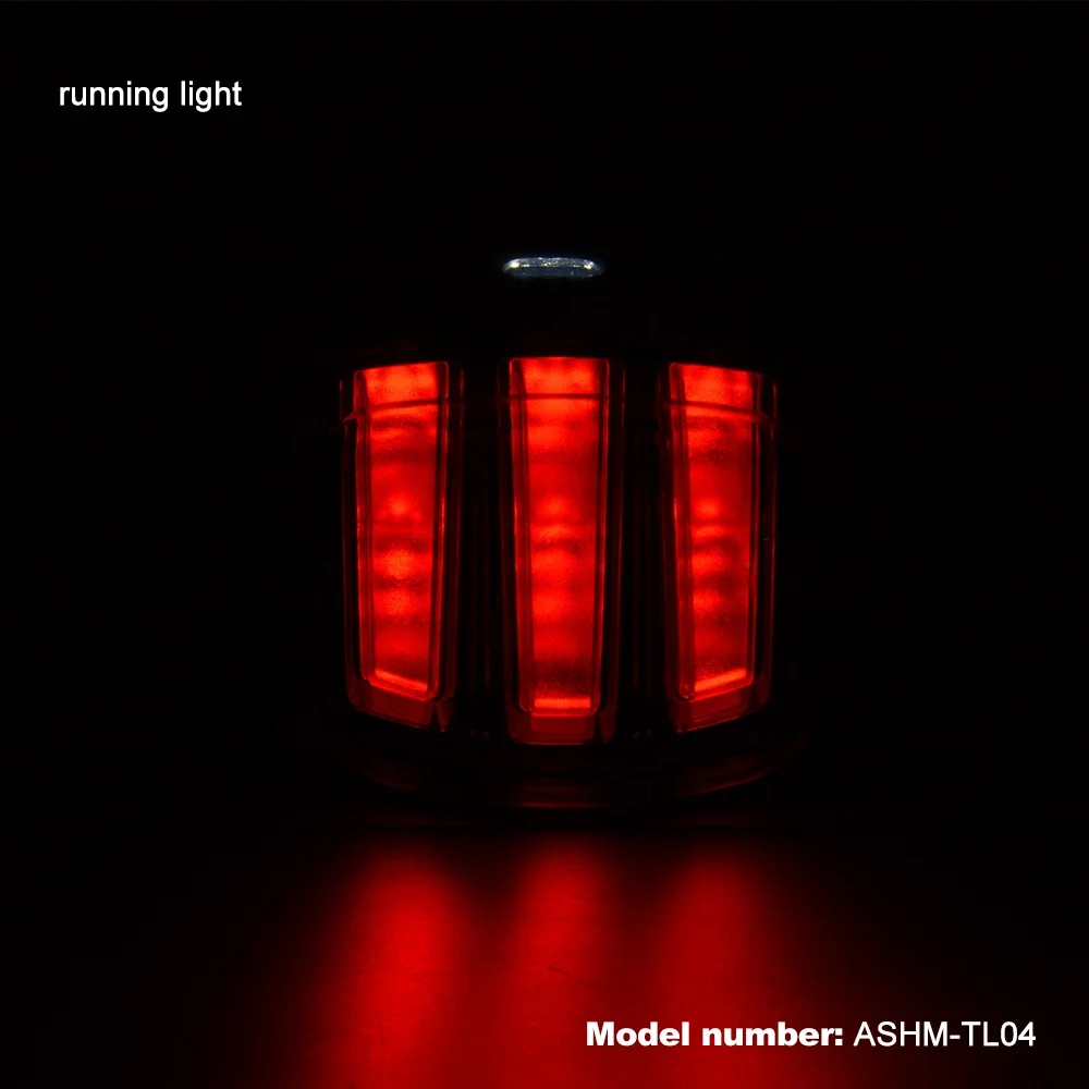 Задний стоп-сигнал поворота мотоцикла 12 В черный и красный