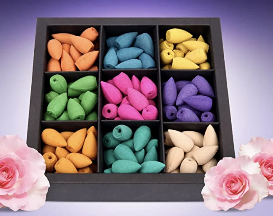 Factory Direct Natural Oud Scented Aromatic Oud Cone Incense Fragrant Backflow Joss Holder Incienso Waterfall Incense Cone