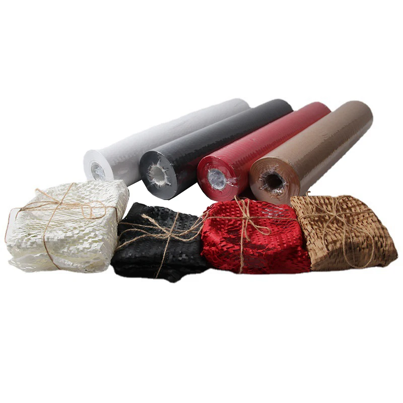 Бумага Из крафтовой бумаги с Сотами разных размеров, белая, компактная, для свадьбы, декоративный материал для бумаги, подарка, сотовая бумага для рукоделия