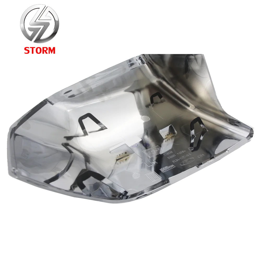 Presell Trunk Door Side Mirror Cover Buckle Chrome Plastic  For FORD F-150 F150 15 16 17 18