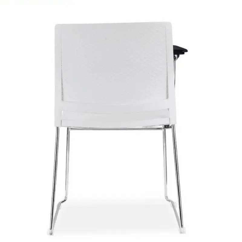 ergonomic stack classroom lecture chair with rotary writing pad robust metal frame